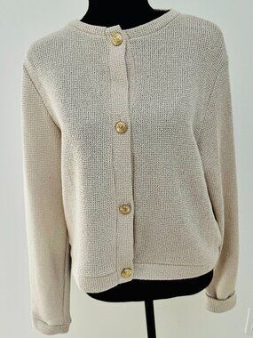 H&M Lady Cardigan Oatmeal Size M